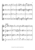 Easter Parade Saxophone Quartet scores gallery preview page 3