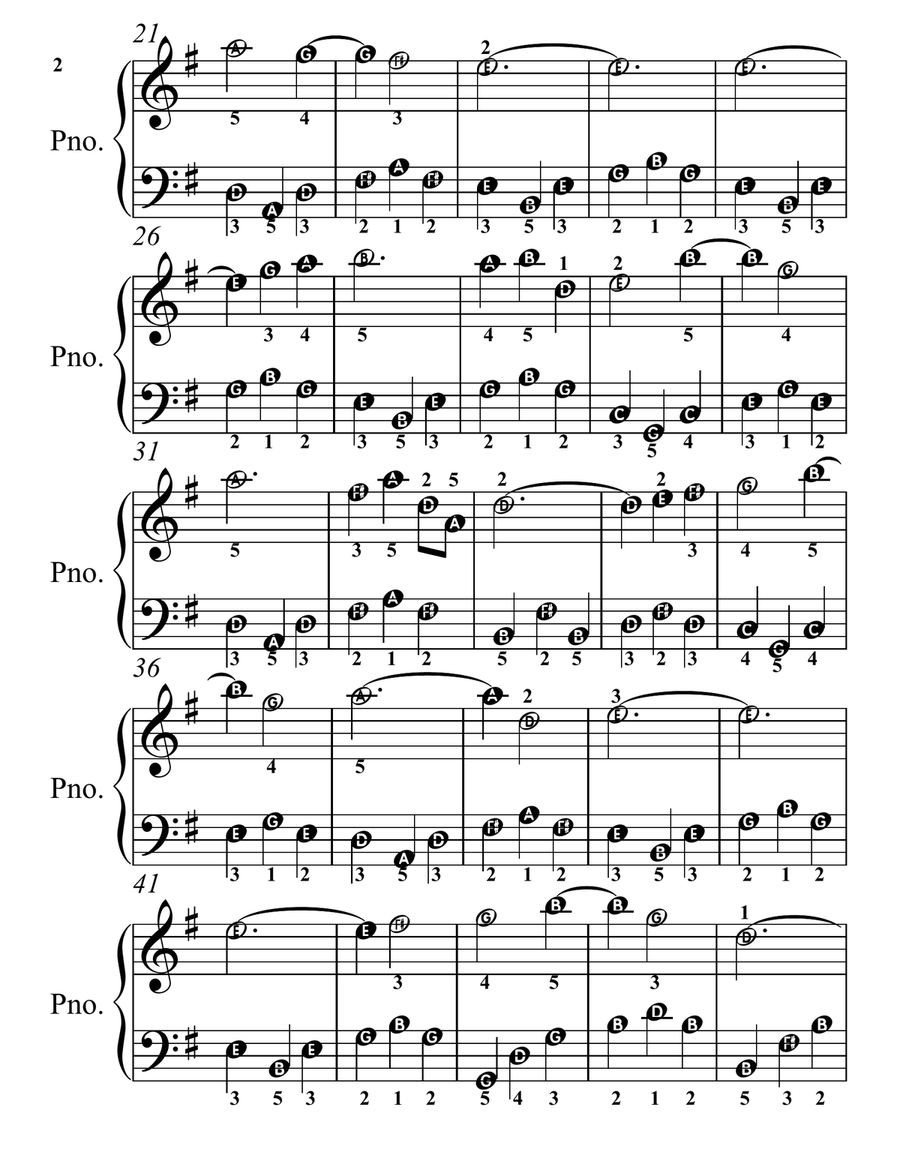 Sun In The Stream Sun In The Stream Piano Method scores gallery preview page 2
