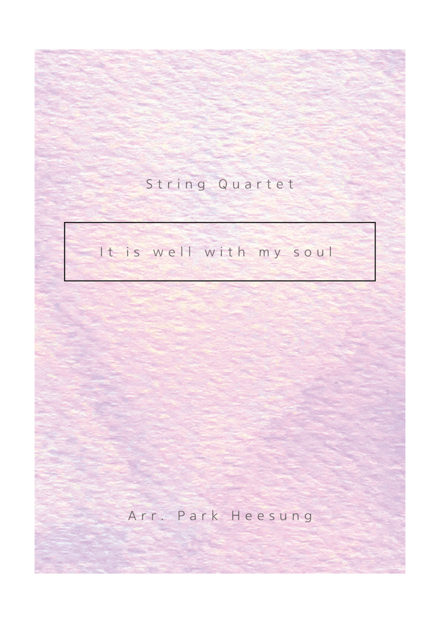 It is well with my soul (String Quartet) String Quartet scores gallery preview page 1