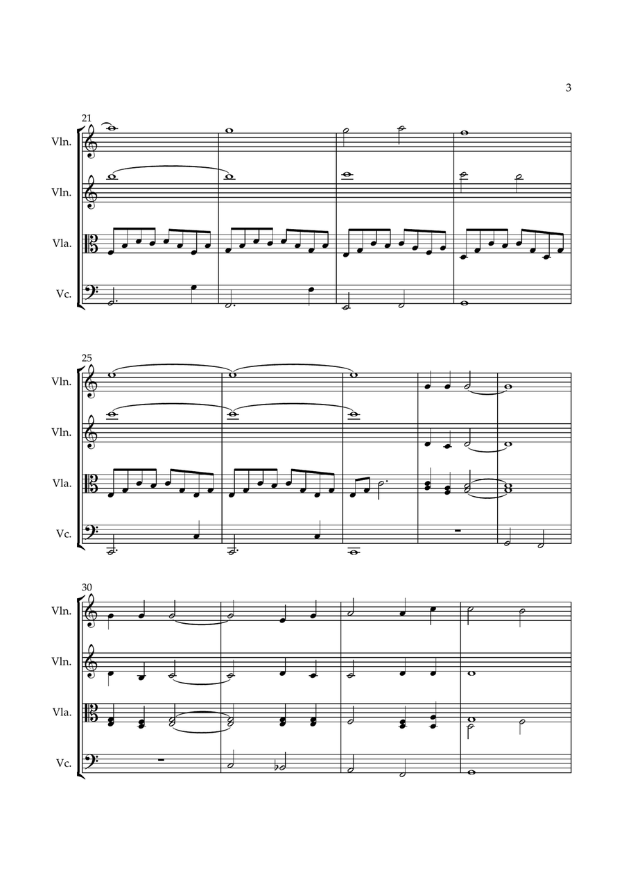 It is well with my soul (String Quartet) String Quartet scores gallery preview page 4