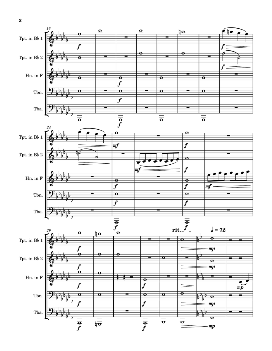 Victoria Clelestial Victoria Clelestial Brass Quintet scores gallery preview page 2