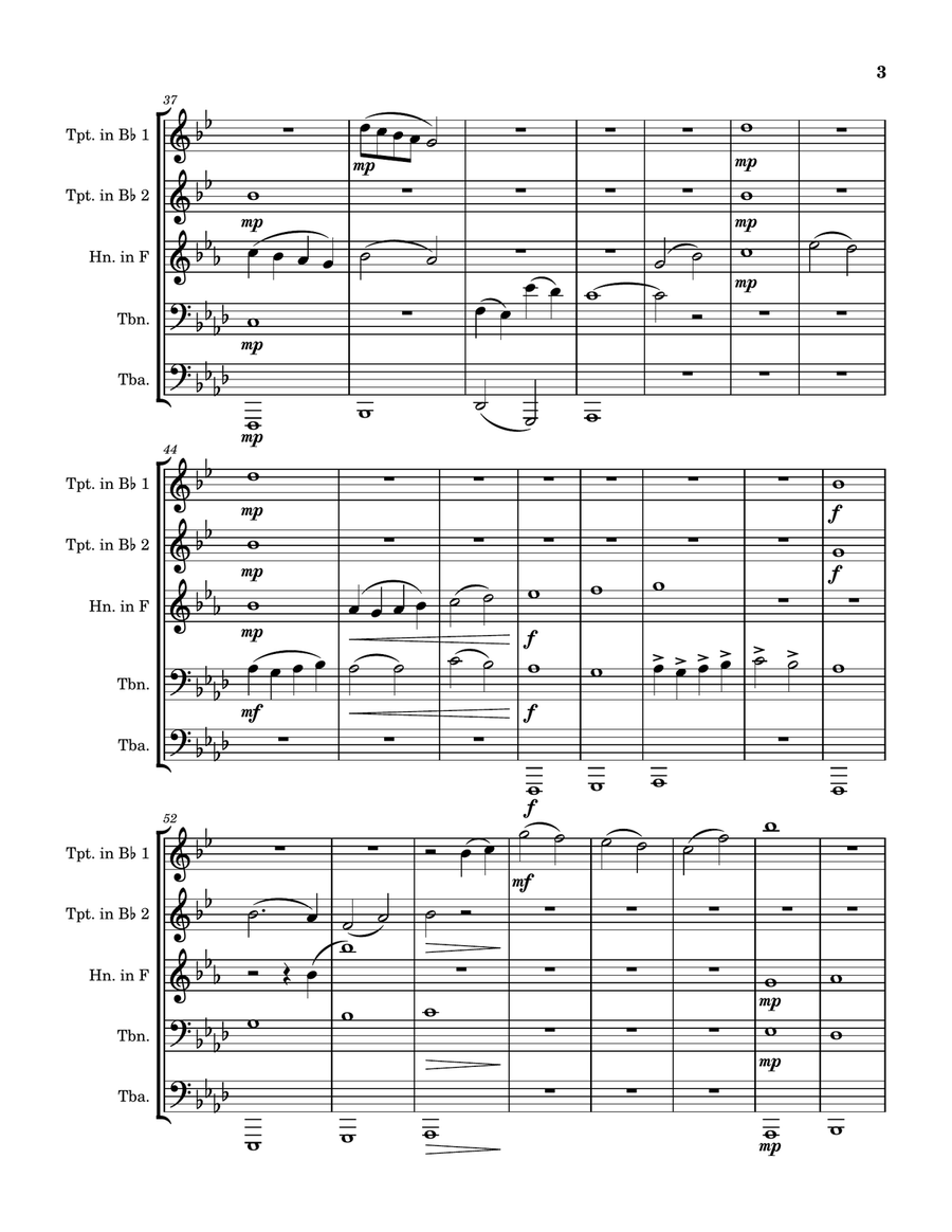 Victoria Clelestial Victoria Clelestial Brass Quintet scores gallery preview page 3