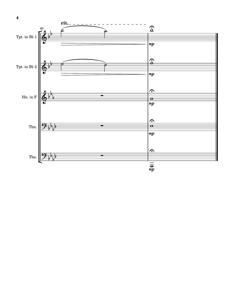Victoria Clelestial Victoria Clelestial Brass Quintet scores gallery preview page 4