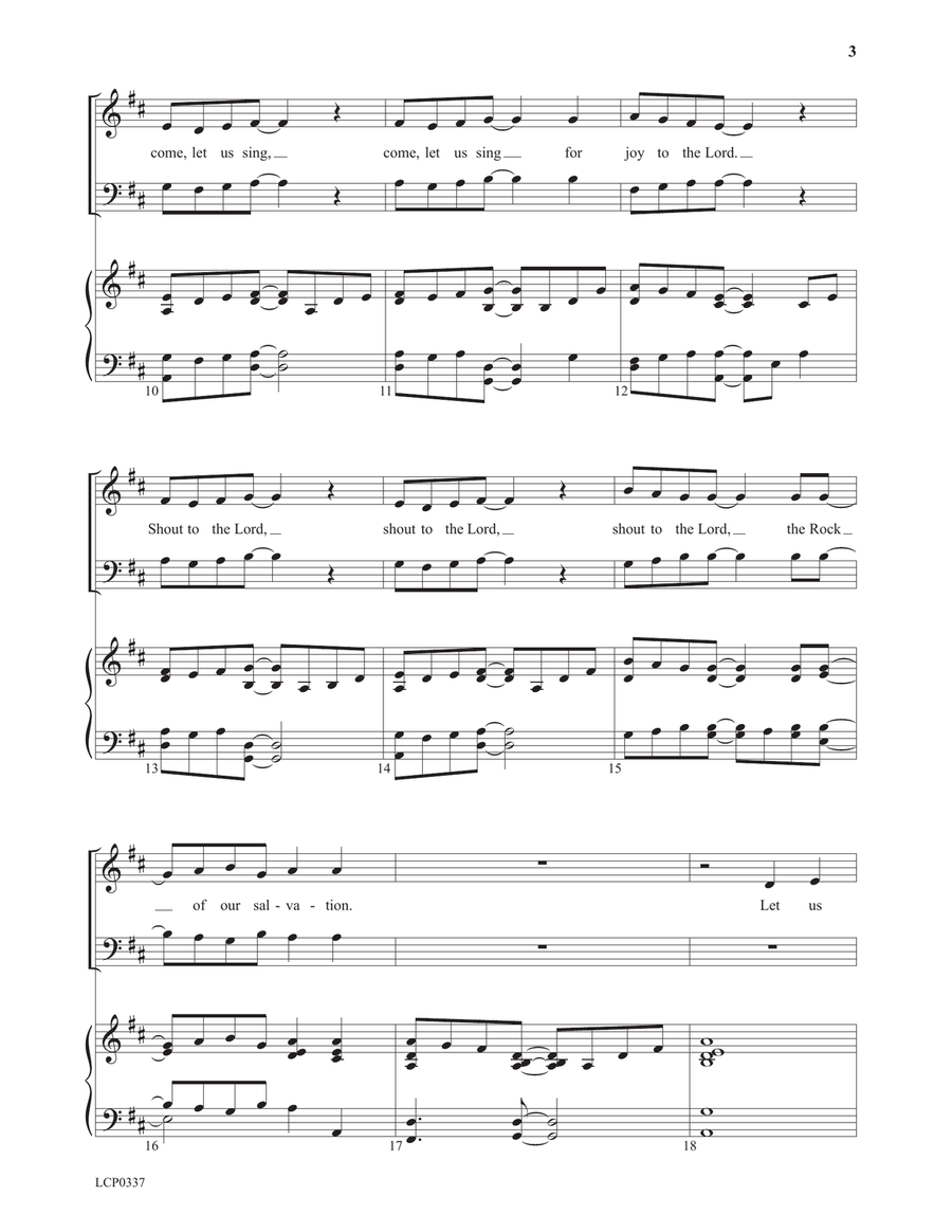 Our Lord, Our God 4-Part scores gallery preview page 3