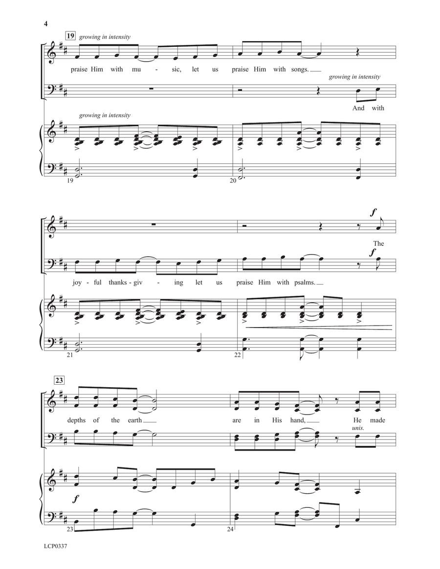 Our Lord, Our God 4-Part scores gallery preview page 4