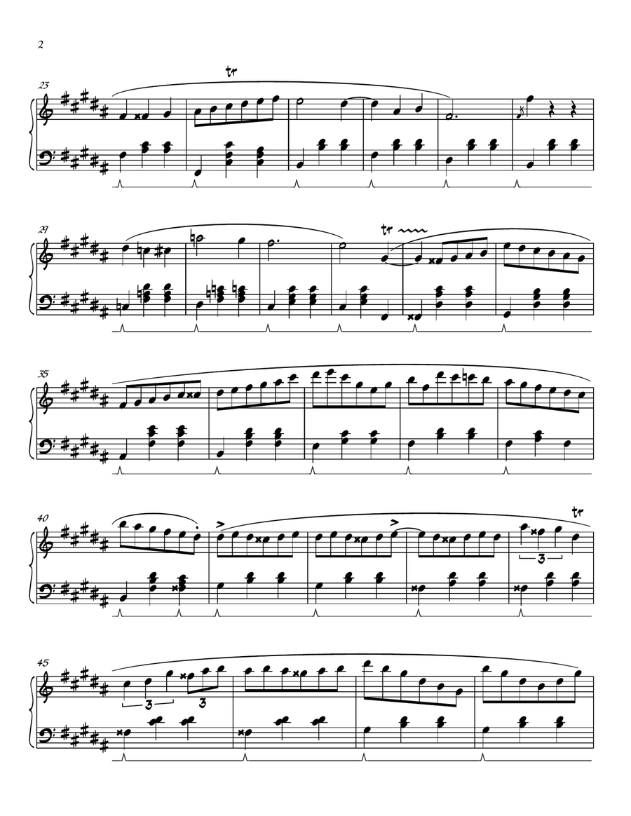 2 Waltzes and a Nocturne Piano Method scores gallery preview page 5