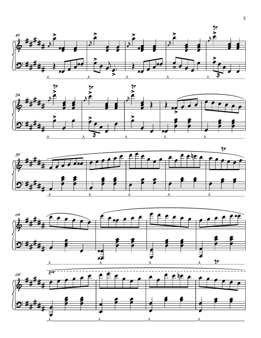 2 Waltzes and a Nocturne Piano Method scores gallery preview page 6