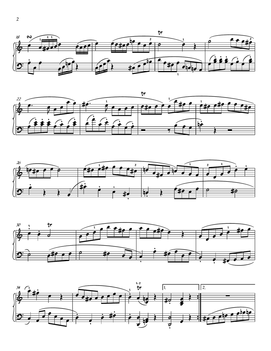 Sonata No. 1 in C Major (I-Allegro Giocoso) Piano Method scores gallery preview page 5