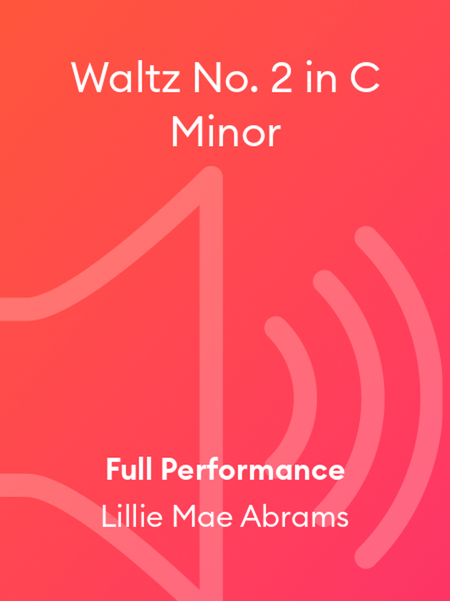 Waltz No. 2 in C Minor Piano Method scores gallery preview page 1