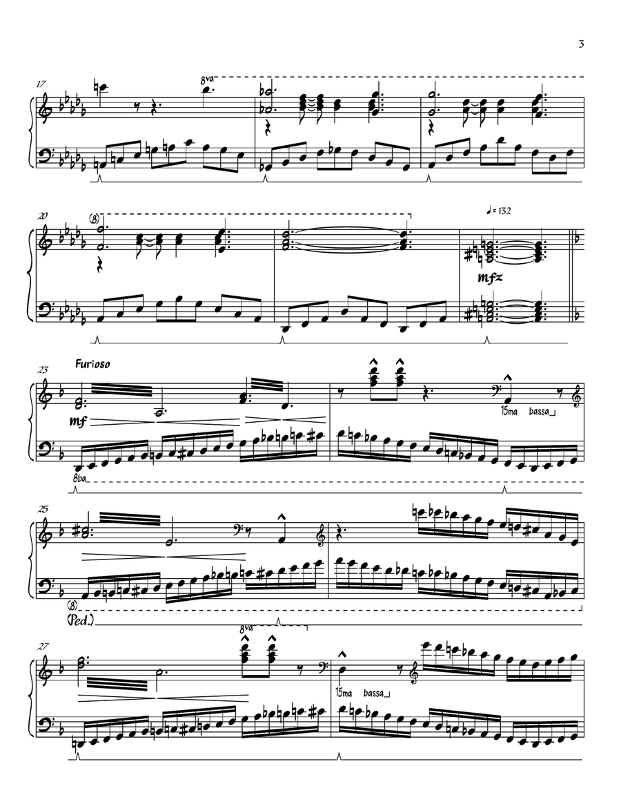 Nocturne No. 1 in Db Major Piano Method scores gallery preview page 6