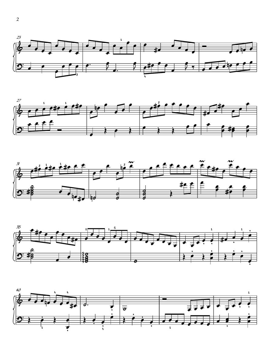Sonata No. 1 in C Major (III-Rondo Presto) Piano Method scores gallery preview page 5