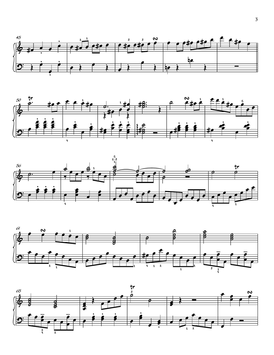 Sonata No. 1 in C Major (III-Rondo Presto) Piano Method scores gallery preview page 6