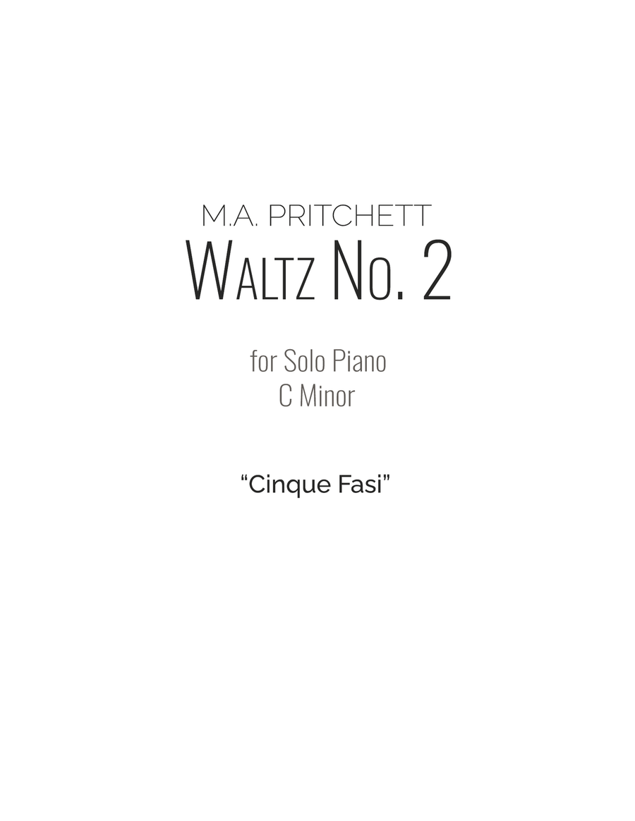 Waltz No. 2 in C Minor Piano Method scores gallery preview page 3