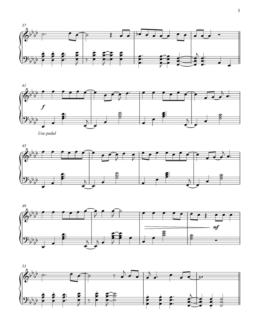 Viva La Vida Viva La Vida Piano Solo scores gallery preview page 3