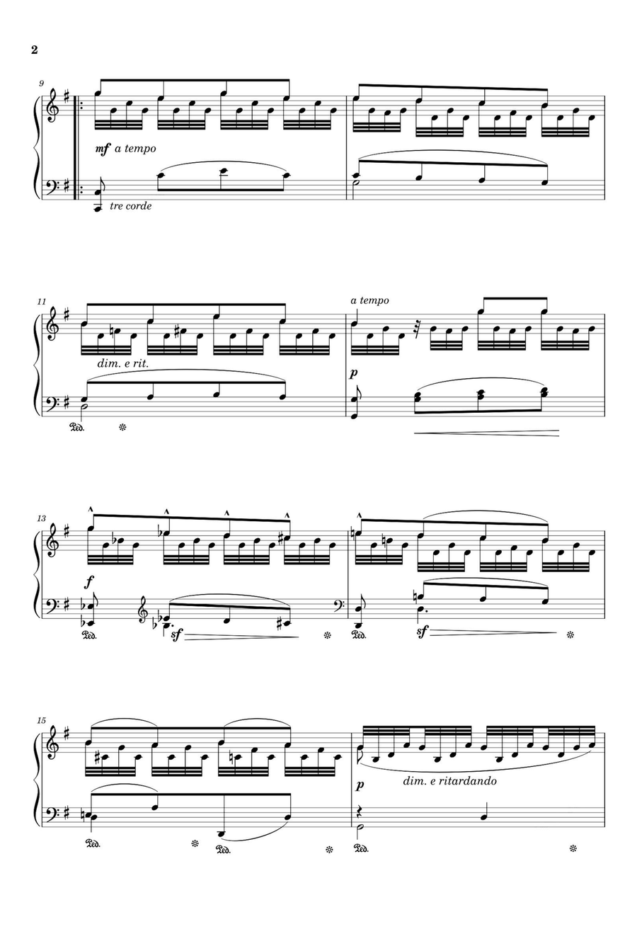 Étude Op. 109 No. 5 La Source - Friedrich Burgmüller Piano Solo scores gallery preview page 2