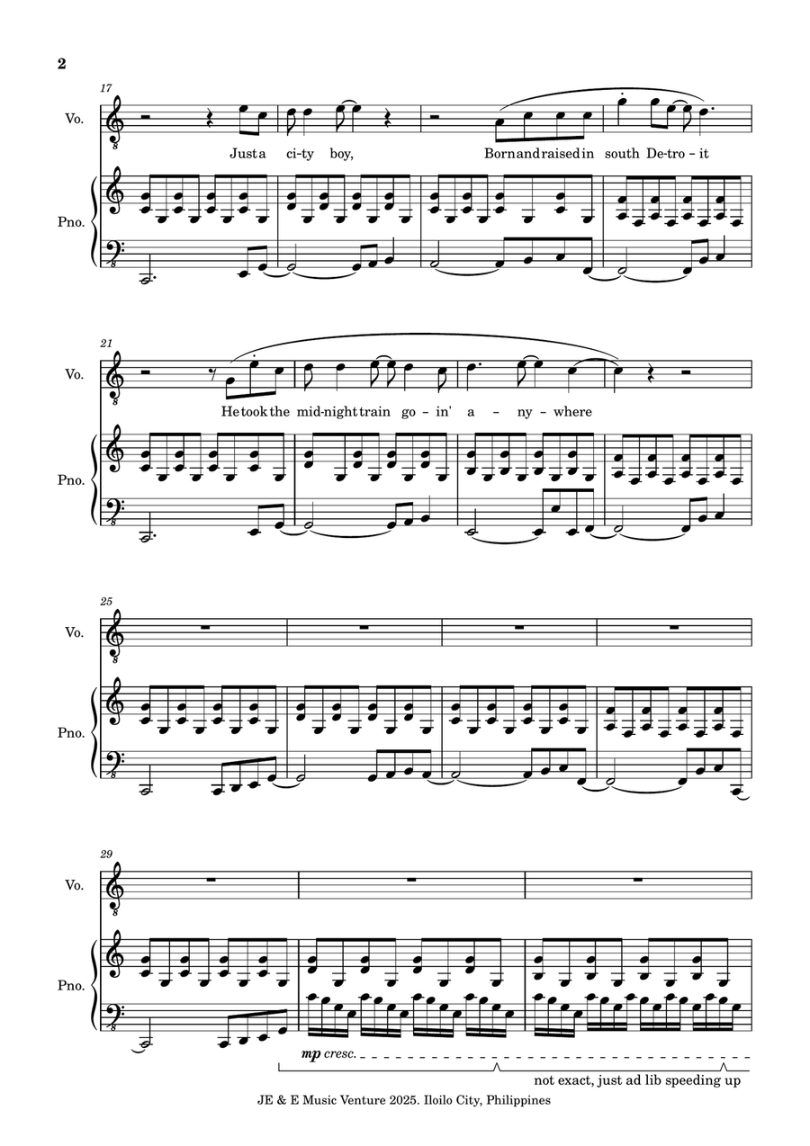 Don't Stop Believin' Don't Stop Believin' A Cappella scores gallery preview page 2