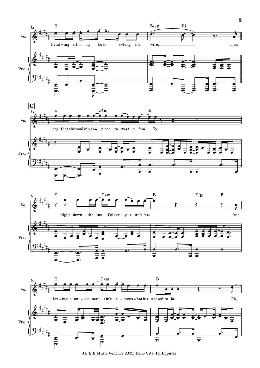 Faithfully Faithfully A Cappella scores gallery preview page 3