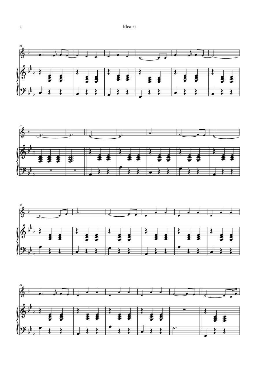 Idea 22 B-Flat Trumpet scores gallery preview page 2
