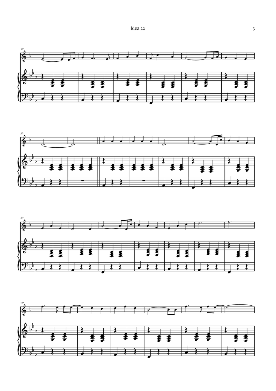 Idea 22 B-Flat Trumpet scores gallery preview page 3