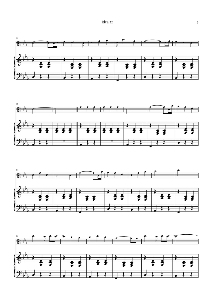 Idea 22 Viola scores gallery preview page 3