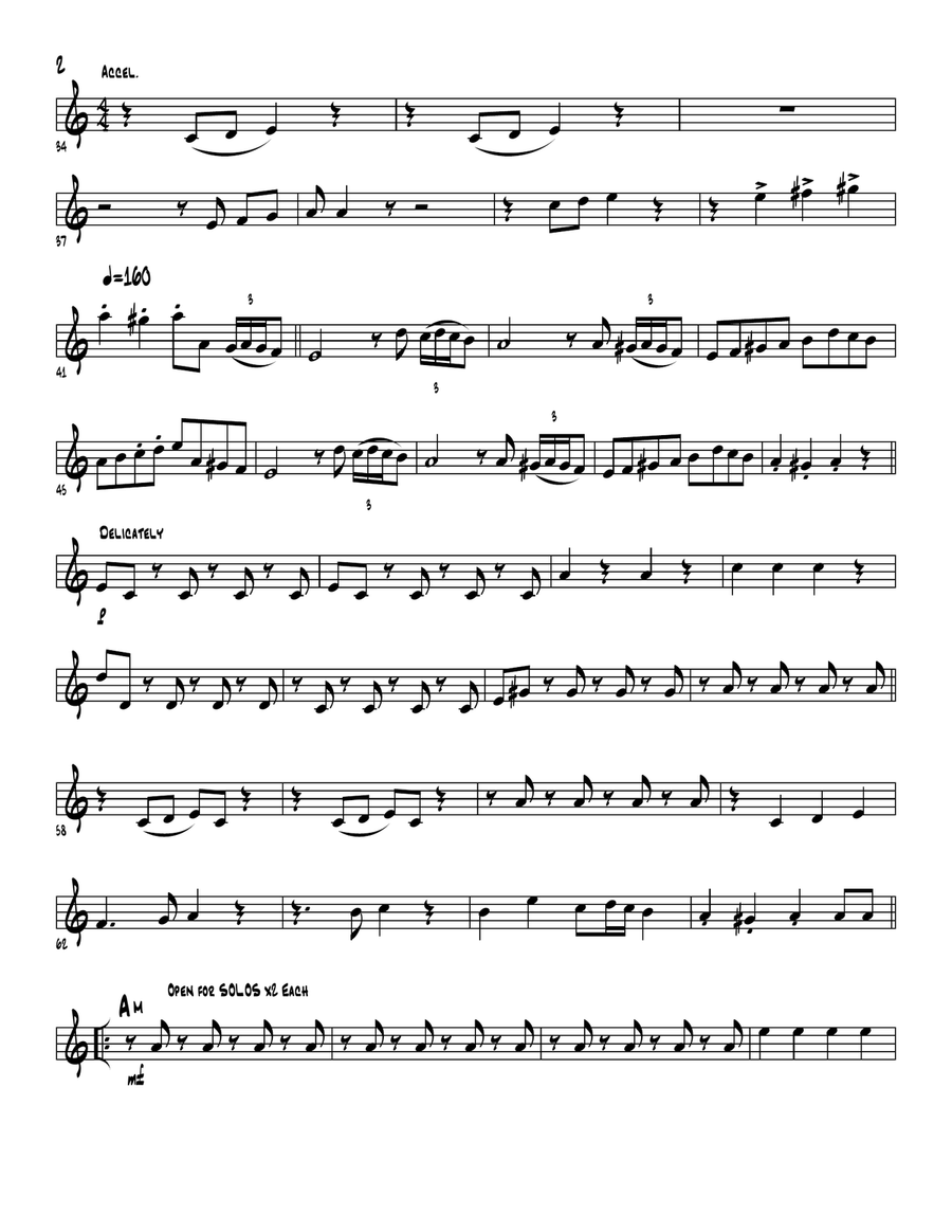 Bella Ciao Baritone Horn TC scores gallery preview page 2