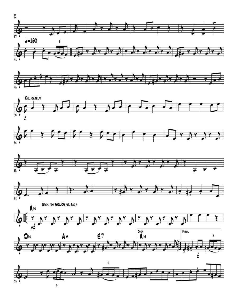 Bella Ciao Baritone Horn TC scores gallery preview page 5