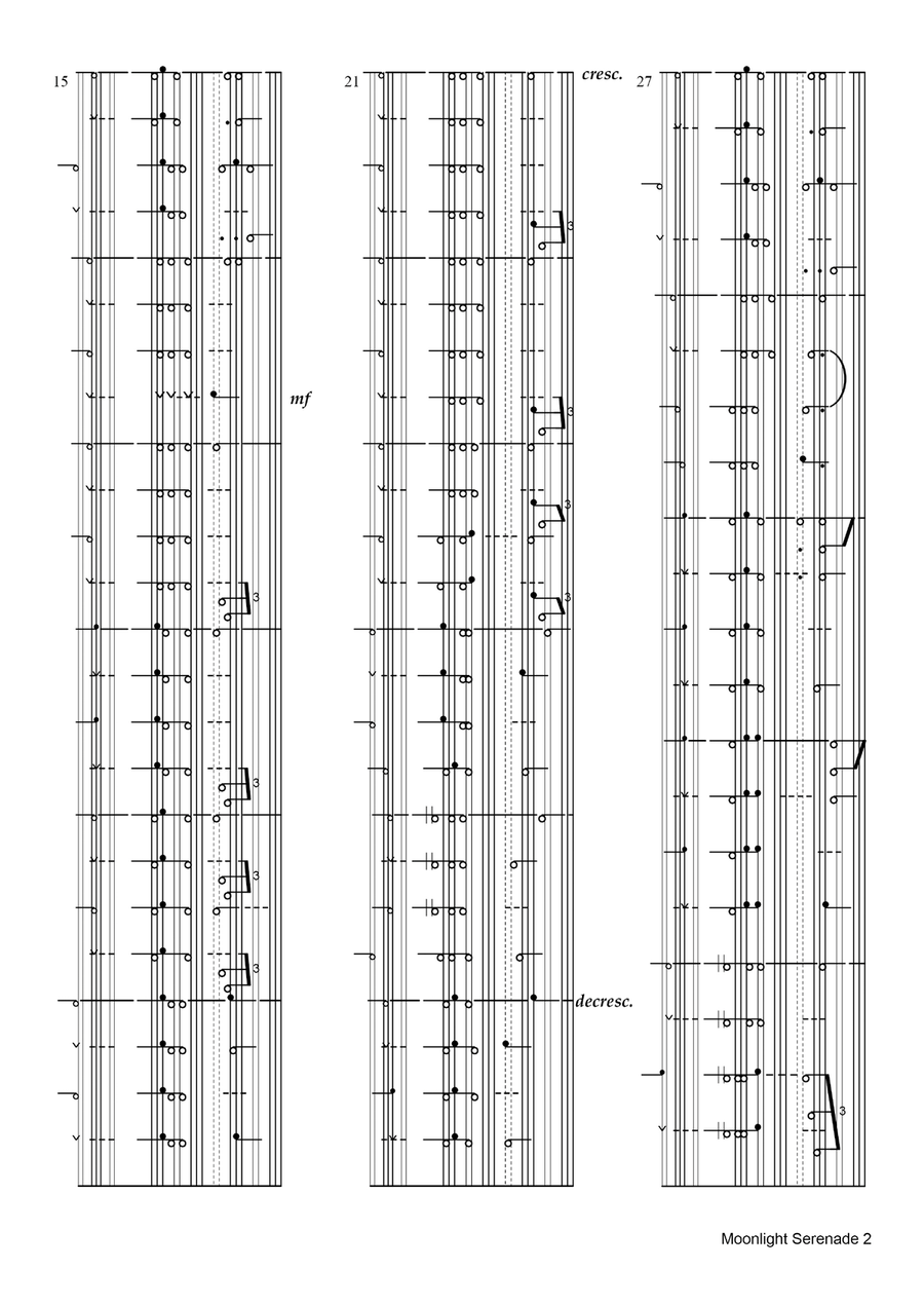 Moonlight Serenade Piano Solo scores gallery preview page 2