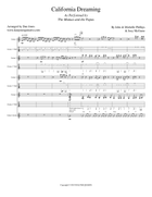 California Dreaming Guitar Ensemble scores gallery preview page 3
