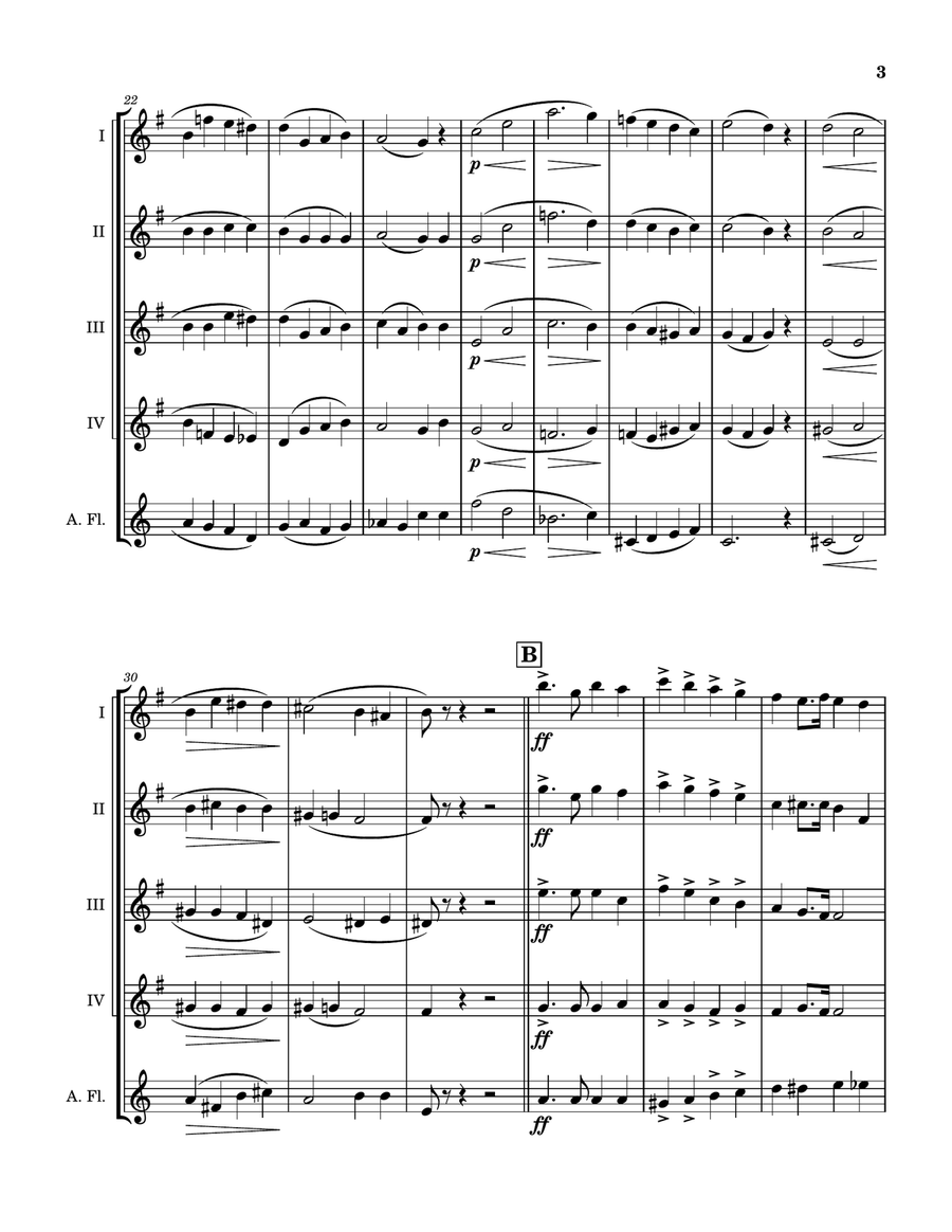 In Memorium Woodwind Quintet scores gallery preview page 4