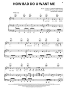 Lady Gaga – MAYHEM Piano, Vocal, Guitar scores gallery preview page 6