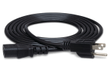 Power Cord, IEC C13 to NEMA 5-15P, 8 ft.