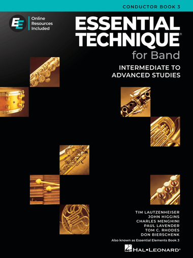 Essential Technique for Band – Conductor Score Book 3 with Online Resources