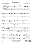 Honor the Brave: Piano Accompaniment