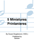 5 Miniatures Printanieres