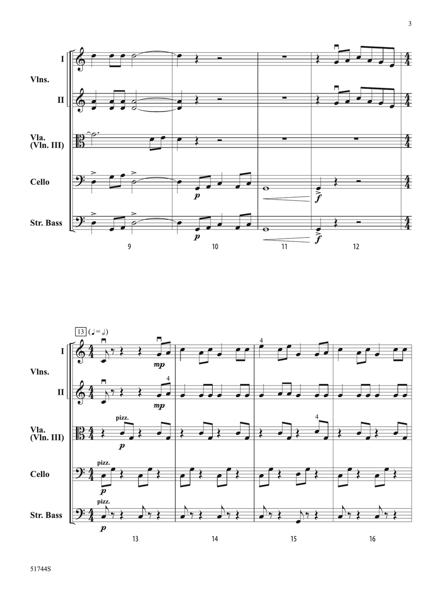 Foundation: Score String Orchestra - Digital Sheet Music page 3