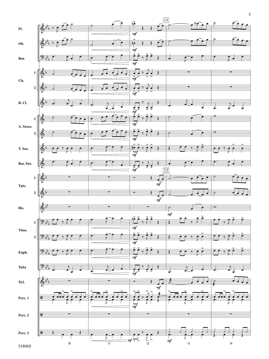 Ritmo y Sabor: Score Concert Band - Digital Sheet Music page 5