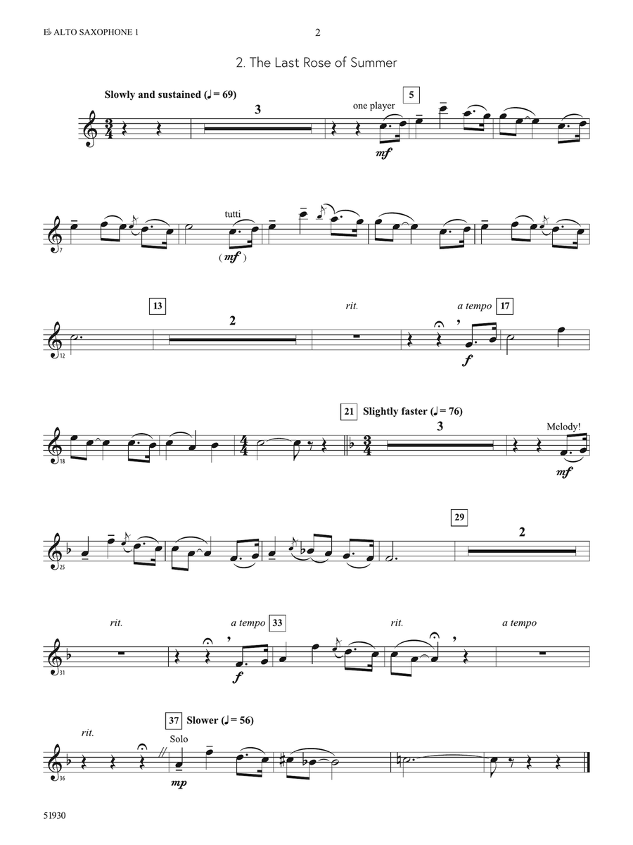 Land of Harp and Song: E-flat Alto Saxophone Alto Saxophone - Digital Sheet Music page 2