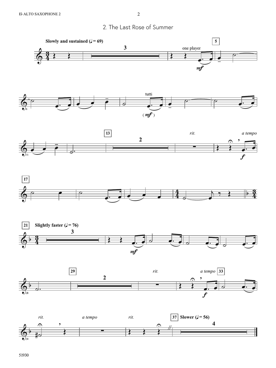 Land of Harp and Song: 2nd E-flat Alto Saxophone Alto Saxophone - Digital Sheet Music page 2