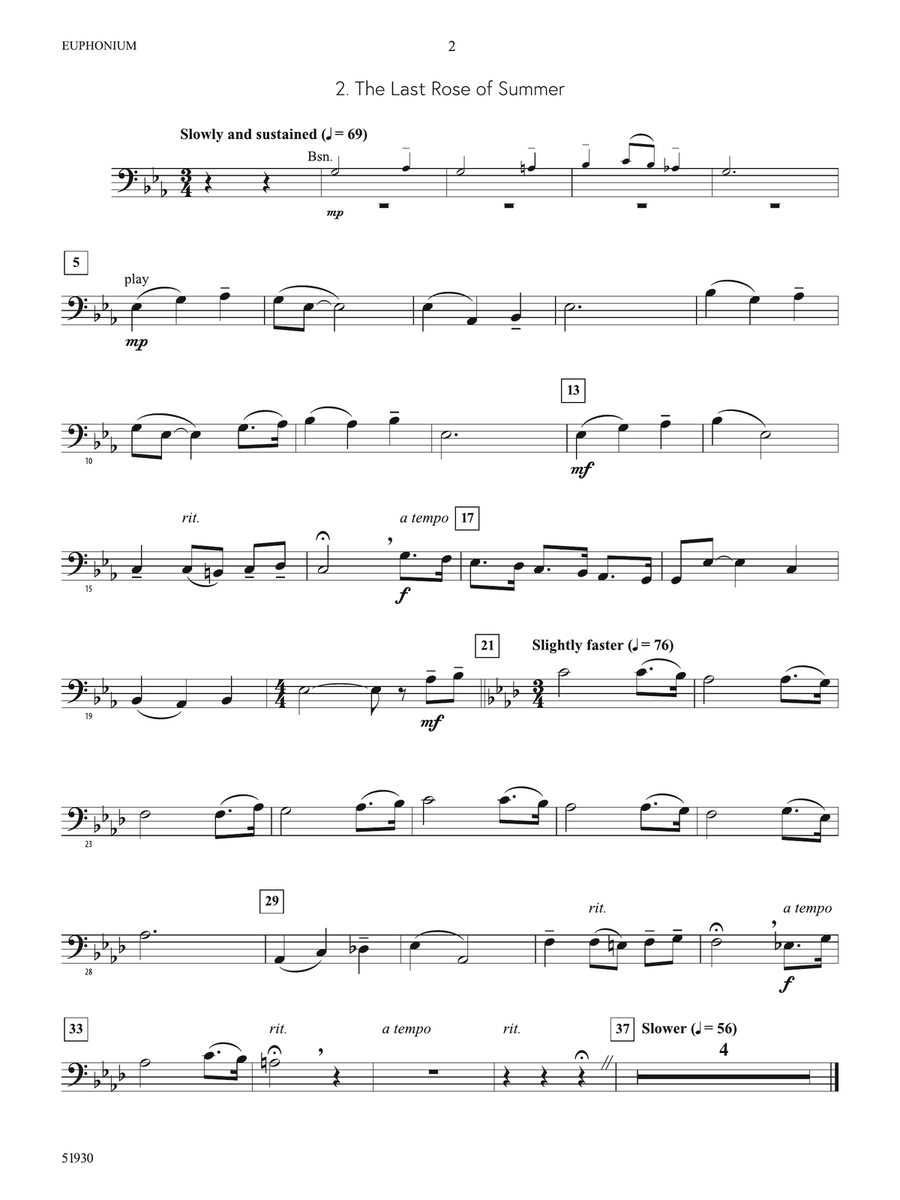 Land of Harp and Song: Baritone B.C. Baritone Horn BC - Digital Sheet Music page 2