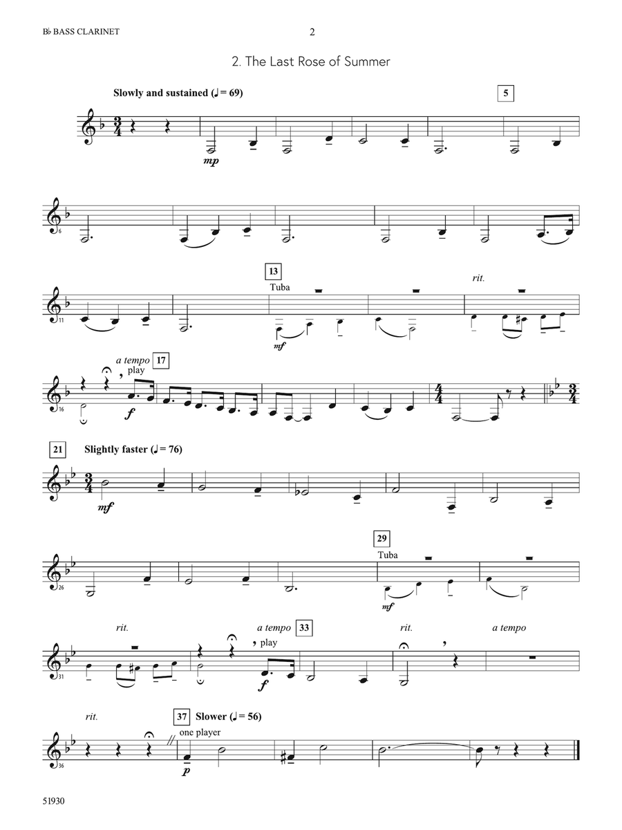 Land of Harp and Song: B-flat Bass Clarinet Bass Clarinet - Digital Sheet Music page 2