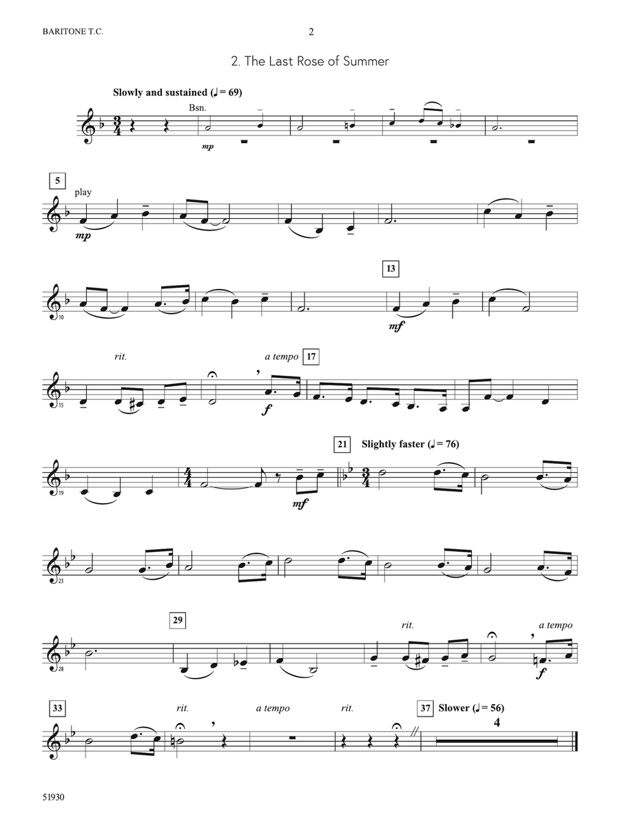 Land of Harp and Song: Baritone T.C. Baritone Horn TC - Digital Sheet Music page 2