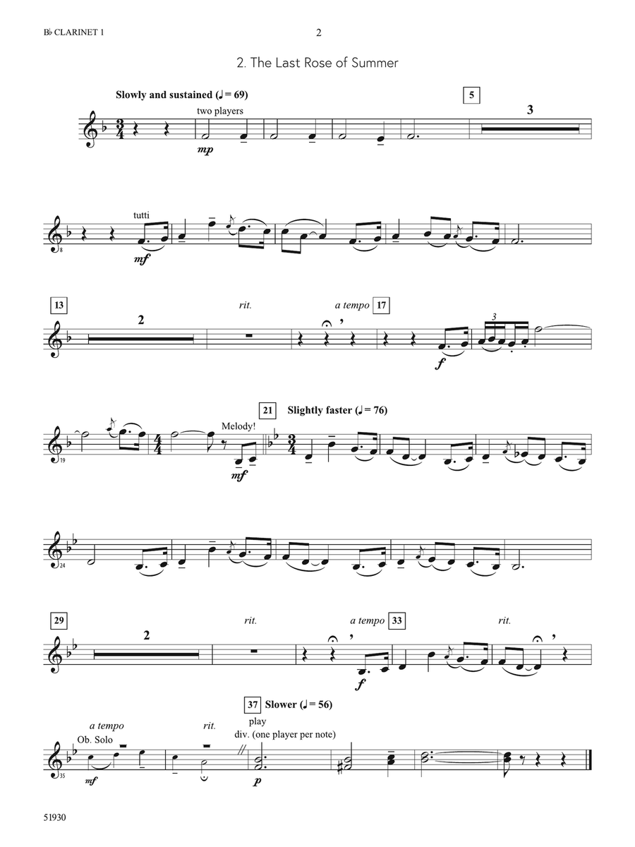Land of Harp and Song: 1st B-flat Clarinet B-Flat Clarinet - Digital Sheet Music page 2