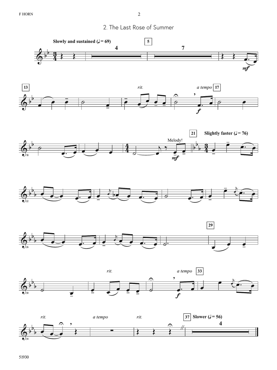 Land of Harp and Song: 1st F Horn Horn - Digital Sheet Music page 2