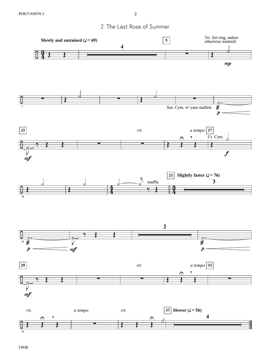 Land of Harp and Song: 2nd Percussion Harp - Digital Sheet Music page 2