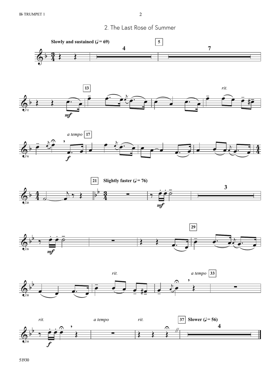 Land of Harp and Song: 1st B-flat Trumpet B-Flat Trumpet - Digital Sheet Music page 2