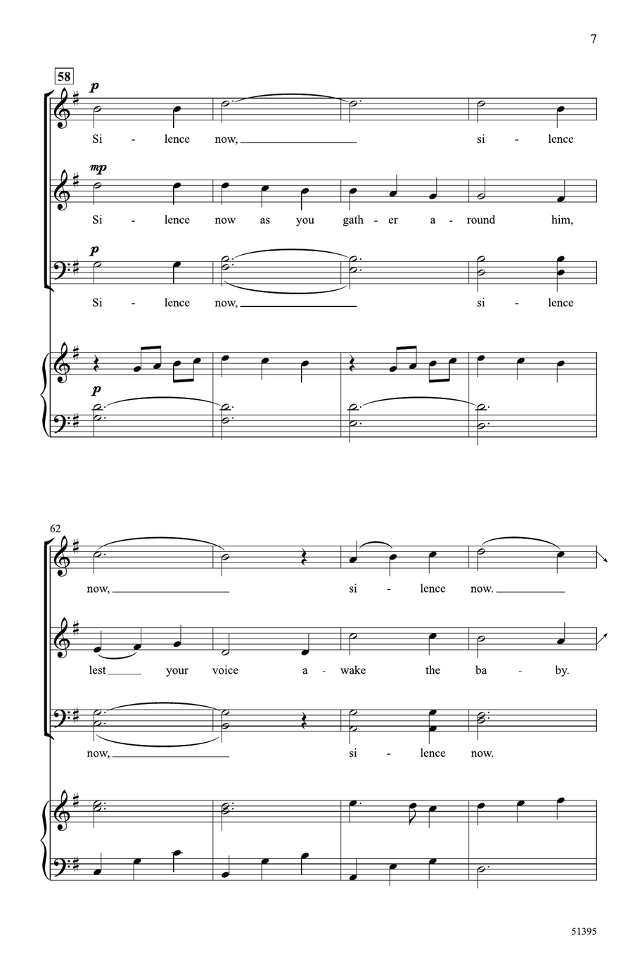 Bring a Torch, Jeanette, Isabella Choir scores gallery preview page 6