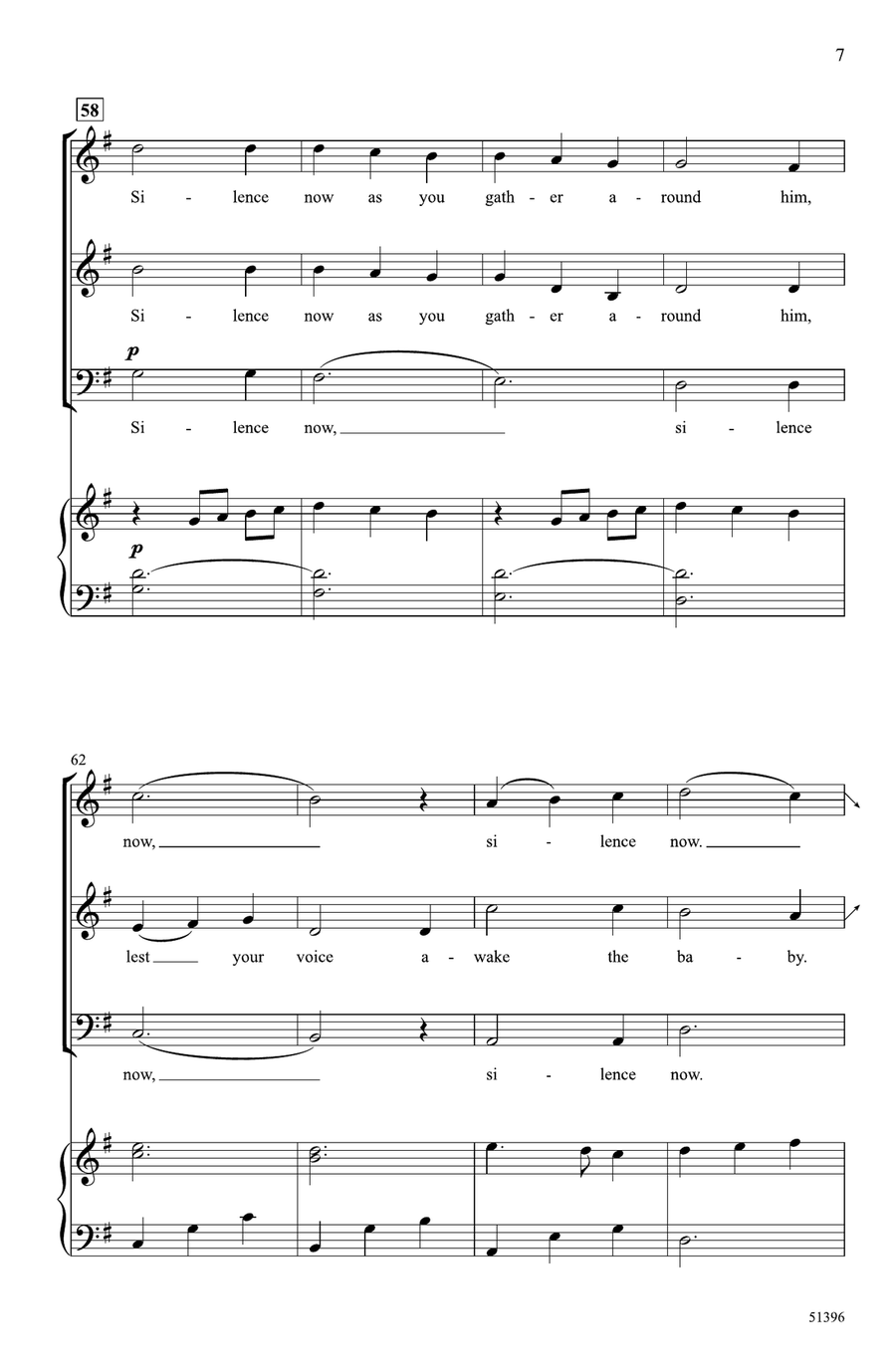 Bring a Torch, Jeanette, Isabella Choir scores gallery preview page 6