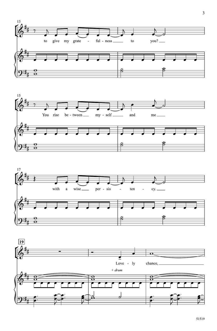 Lovely Chance Choir - Digital Sheet Music page 2