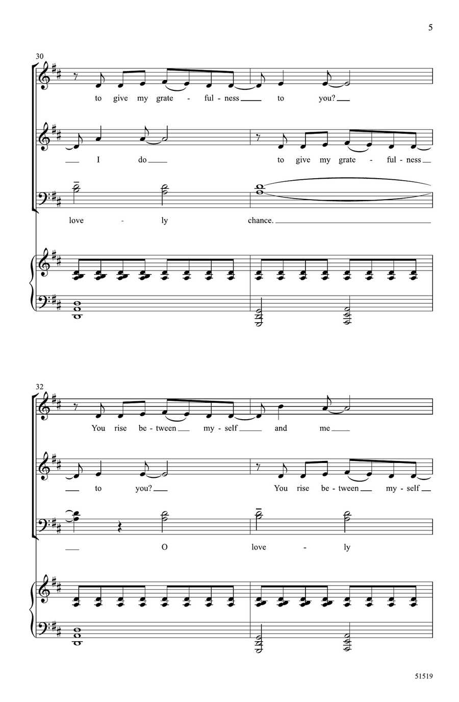 Lovely Chance Choir - Digital Sheet Music page 4