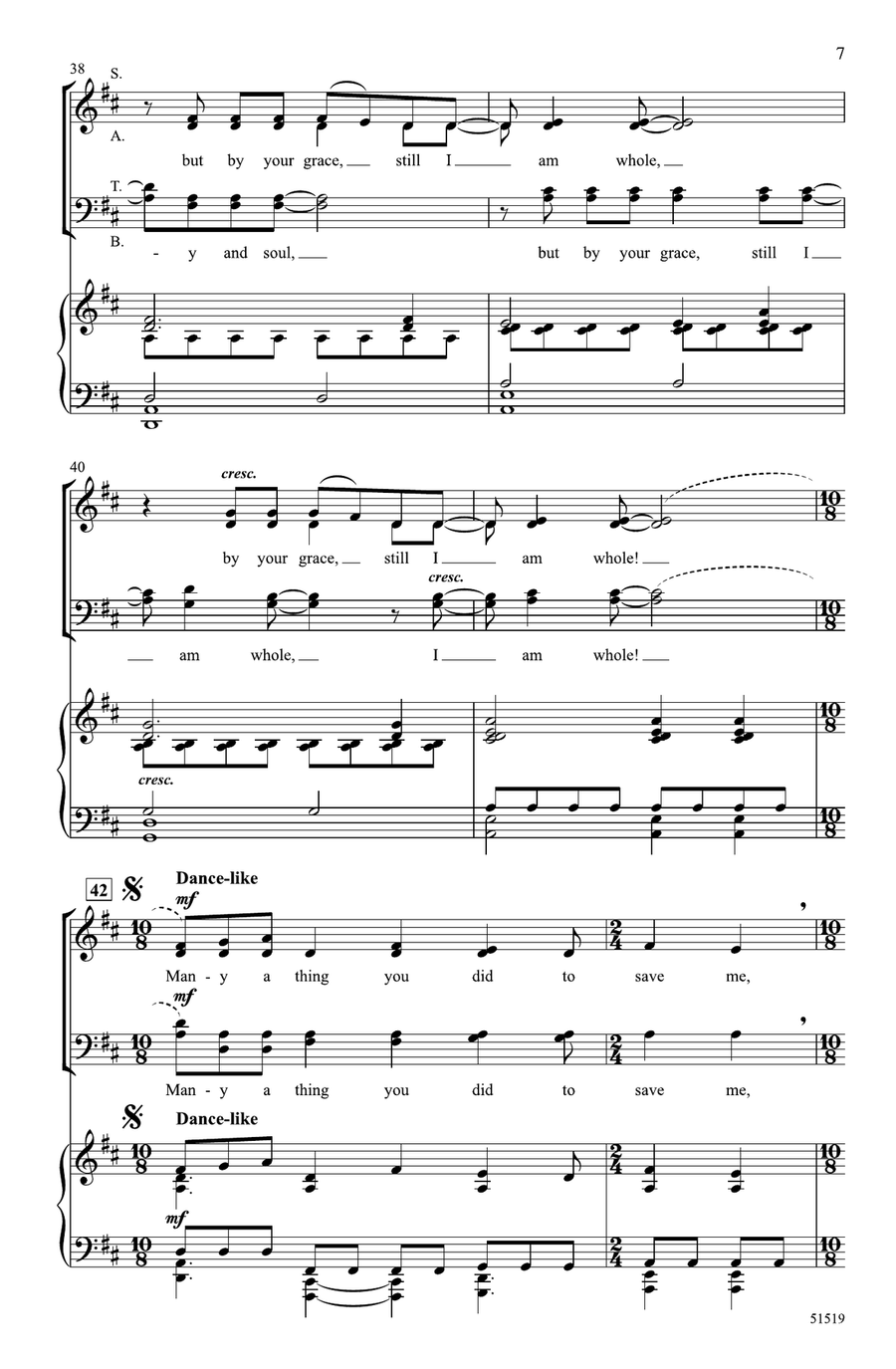 Lovely Chance Choir - Digital Sheet Music page 6